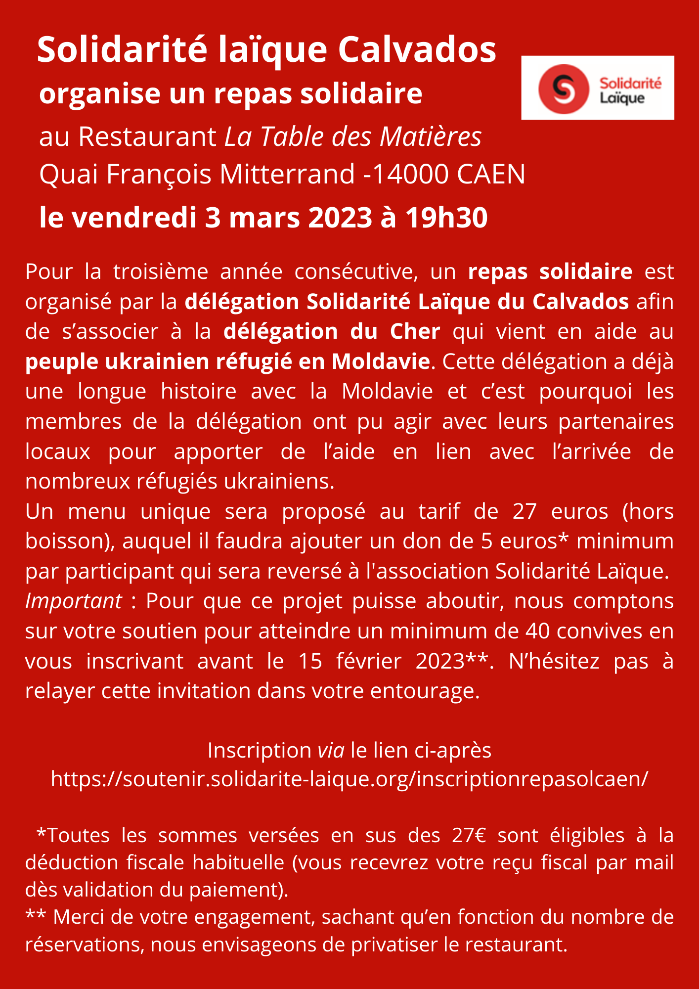 repas solidaire 2023