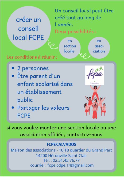 infographie créer un conseil local. Fiche 1